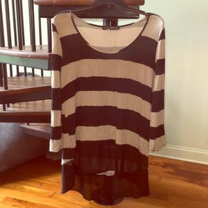 Striped Long Sleeve Top